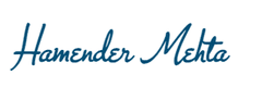 Hamender Mehta signature