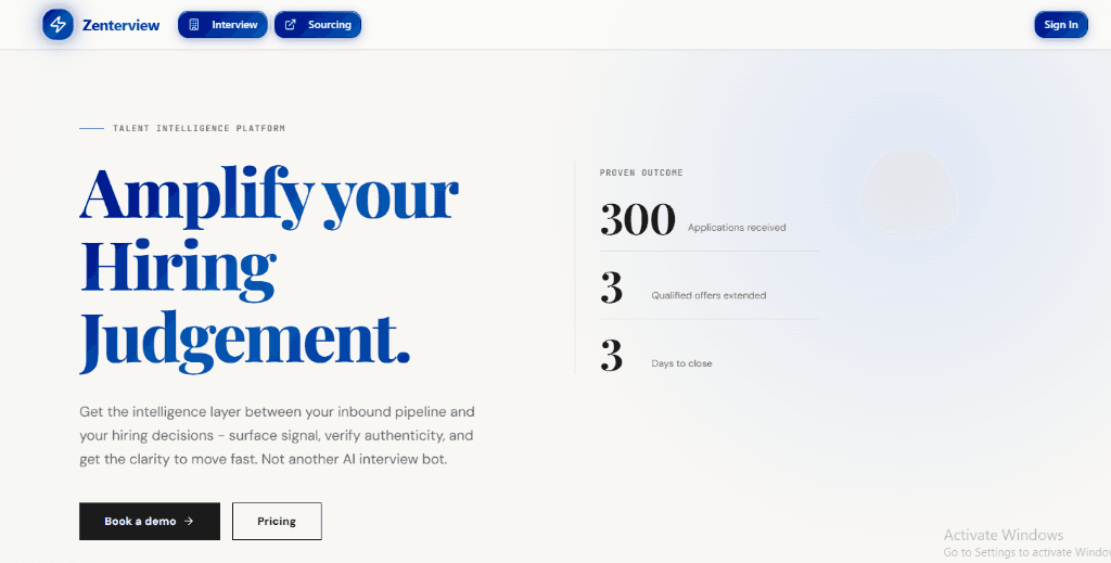 Zenterview — AI Platform for Recruitment